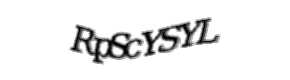 Security check image, please type the characters shown