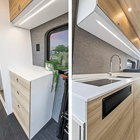 Recreational Vehicles with Crafted Interiors