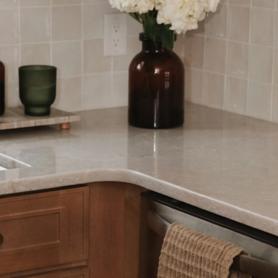 Updated Kitchen with Taj Mahal Quartzite