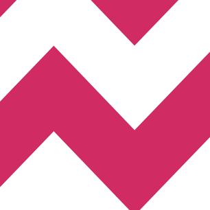 Raspberry Chevron