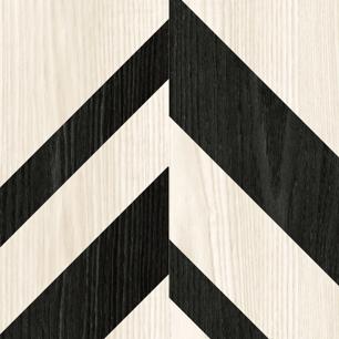 Ebony Modern Chevron