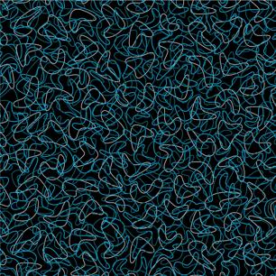 Ebony Turquoise Boomerang
